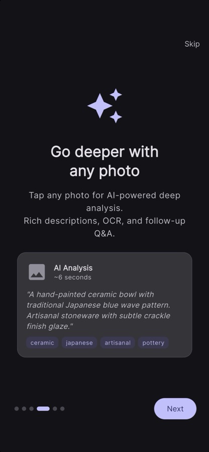 AI deep photo analysis